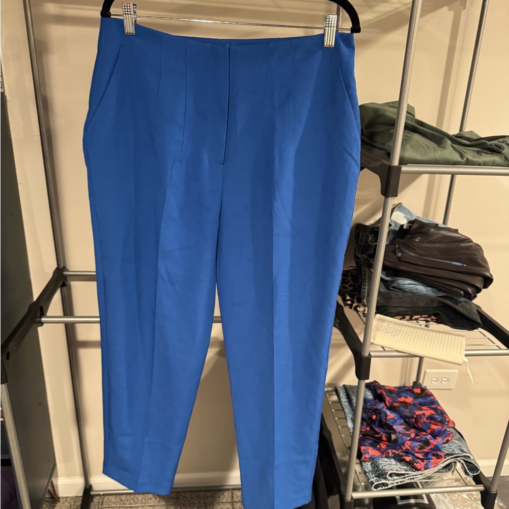 Blue Cigarette Dress Trousers